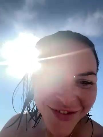 Norwegian Petie Babe MissNinaSparkles Part 3 Topless At The Beach