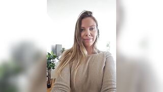 Swedish Blonde Milf Camgirl NovaForYou1 Part 8 Playing With Her Big Tits