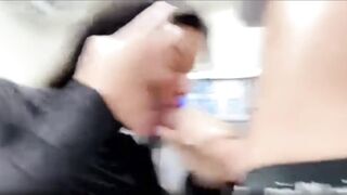 Swedish Milf Cindy Helena Flawless Hot Blowjob & Cumshot On Big Tits In Laundry Room