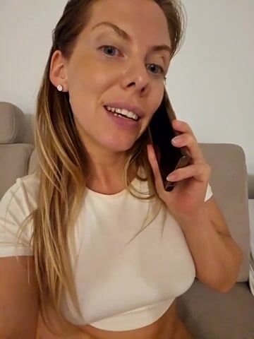 Swedish Milf Camgirl NovaForyou1 Part 25 Talking On Phone & Fingers Her TIght Pussy