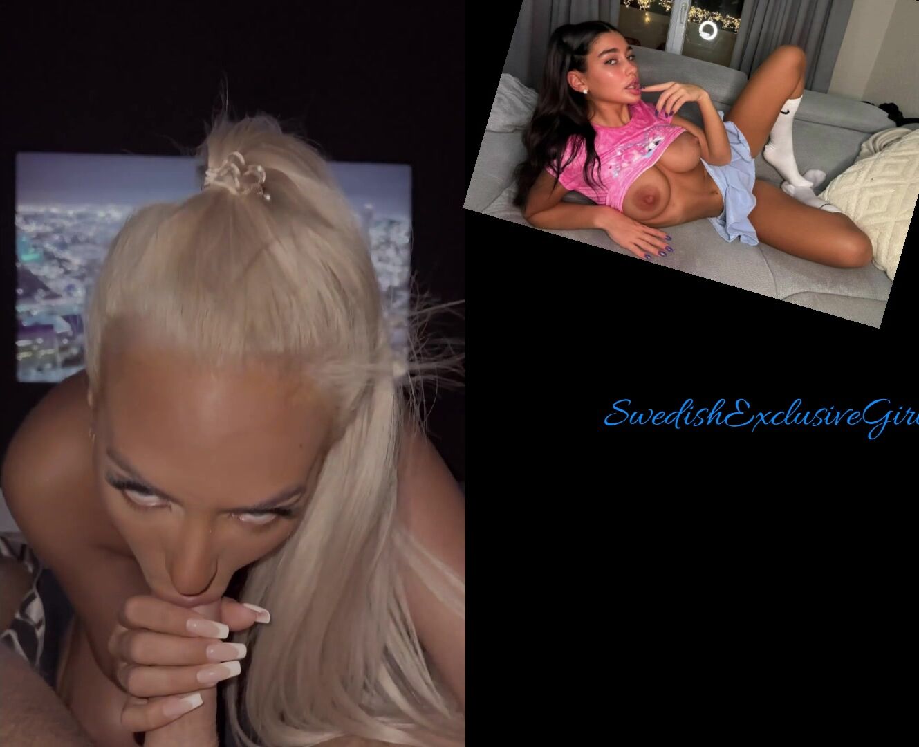 Norwegian Babe Johanne Nordeng Hot Blowjob & Swallows Cum