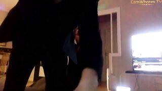 Swedish Hot Couple Blonde Milf Blowjob Big Dick Livestream