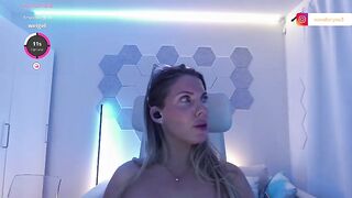 Swedish Milf Camgirl NovaForyou1 Part 54 Hiding Her Big Tits