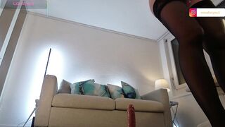 Swedish Milf Camgirl NovaForyou1 Part 53 Riding Dildo Then Anal & Pussy Masturbation