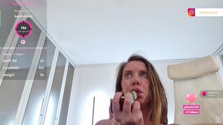 Swedish Milf Camgirl NovaForyou1 Part 53 Riding Dildo Then Anal & Pussy Masturbation