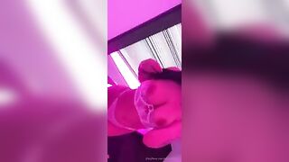 Swedish Bella Edberg Boob Tease In White Lingerie