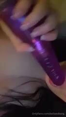 Swedish Bella Edberg Sucking Dildo Topless