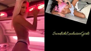 Norwegian Babe Scandidoll/MissReca Sexy Tease In Solarium