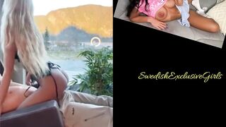 Norwegian MaiaBabeee Sex With Amazing View & Cumshot On Big Tits
