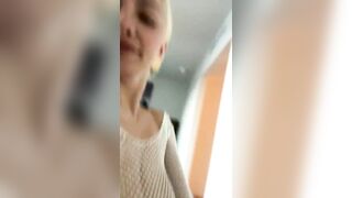 Lindsey Pelas Livestreaming in See Through Outfit