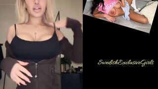 Norwegian Babe Henniwd  Flashing Her Big Perfect Tits