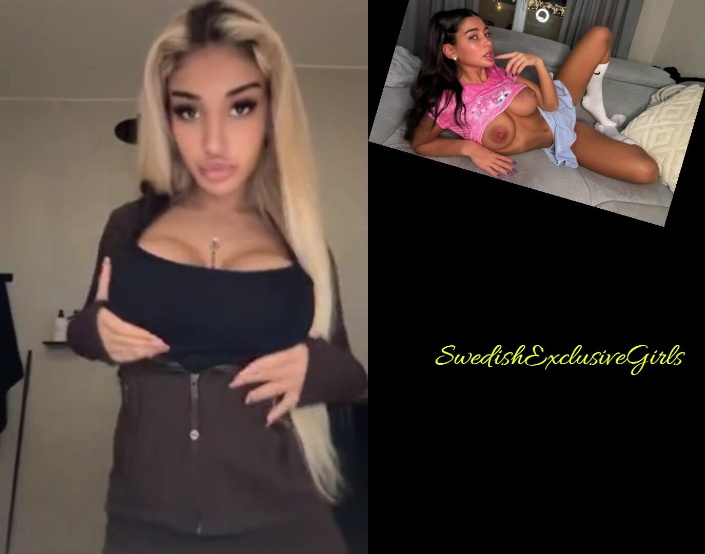 Norwegian Babe Henniwd  Flashing Her Big Perfect Tits