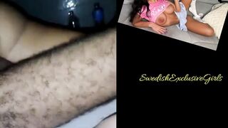 Norwegian Milf Christina Legreid Riding Duck Until Cumshot