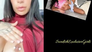 Swedish Tattooed Bombshell Sandra Mehio Wants Your Big Dick Between Her Huge Tits