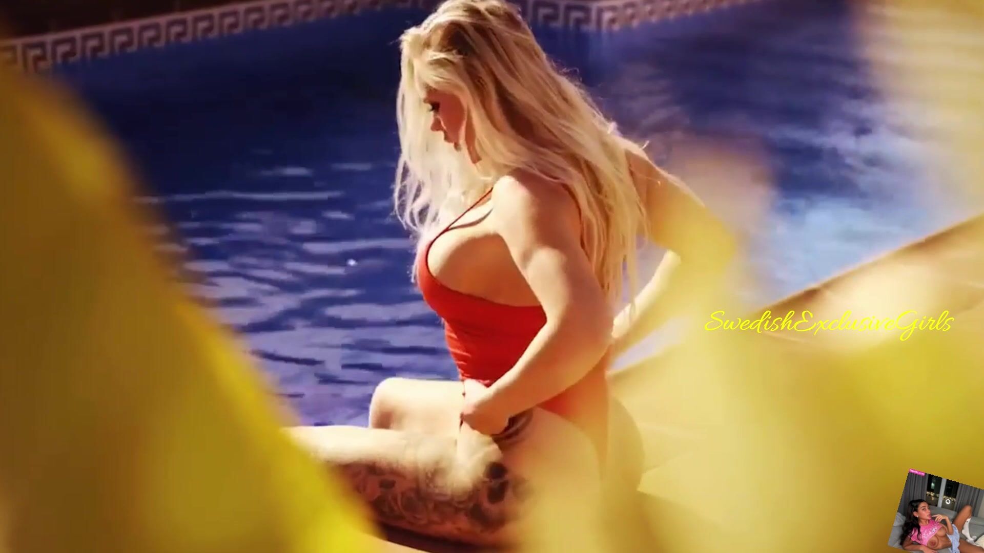 Swedish Blonde Bombshell Laguna Tess Hot Sextape & Amazing Huge Messy Facial