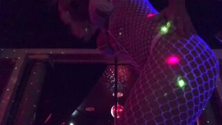 Swedish Frida Lindroth Poledance Striptease