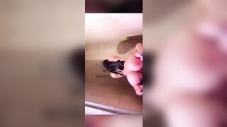 Zeydcarey - Turkish Slut Riding Dildo in Shower