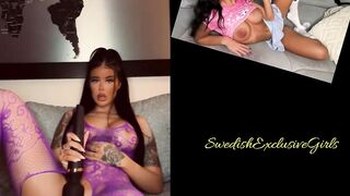 Norwegian Babe Odabrats Magic Wand Tight Horny Pussy Masturbation