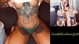 Norwegian Babe Odabrats Flashing Her Big Sexy Tits