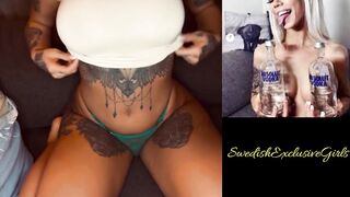 Norwegian Babe Odabrats Flashing Her Big Sexy Tits