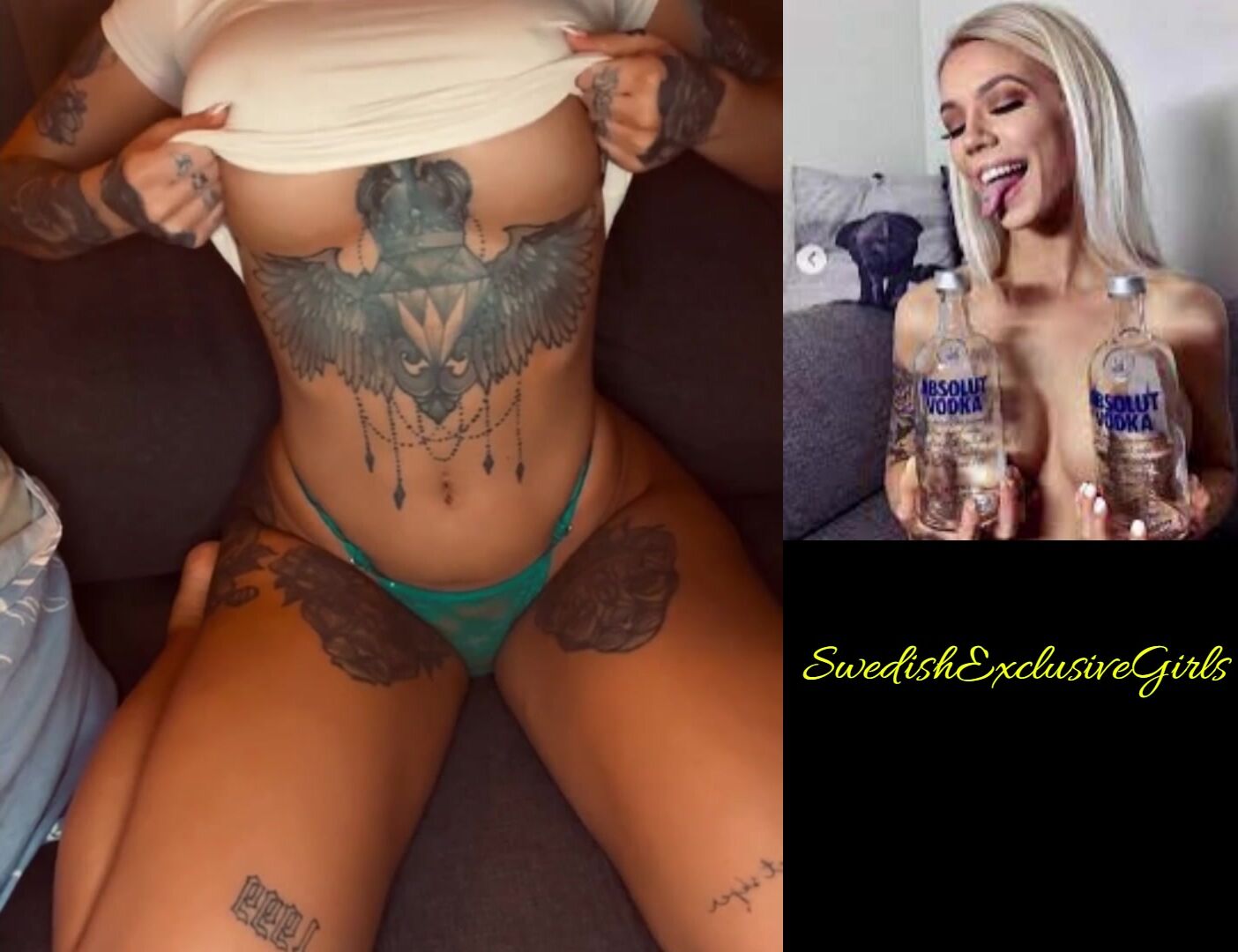 Norwegian Babe Odabrats Flashing Her Big Sexy Tits