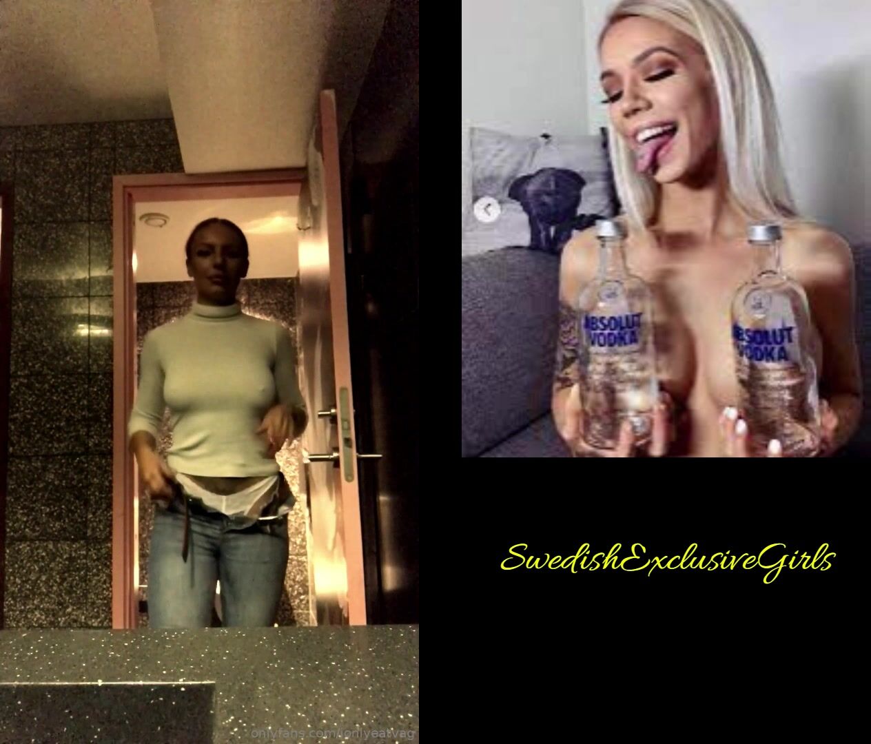Swedish Bombshell IonlyEatVag Flashing Her Big Sexy Tits
