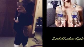 Swedish Bombshell iOnlyEatVag Shows Her Tight Ass