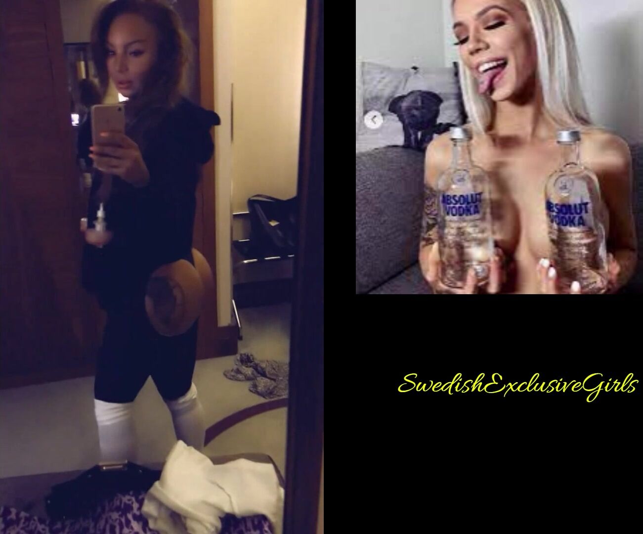 Swedish Bombshell iOnlyEatVag Shows Her Tight Ass