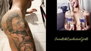 Swedish Bombshell iOnlyEatVag Shows Her Tight Little Pussy From Behind