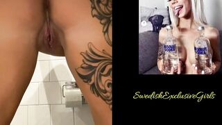 Swedish Bombshell iOnlyEatVag Shows Her Tight Little Pussy From Behind