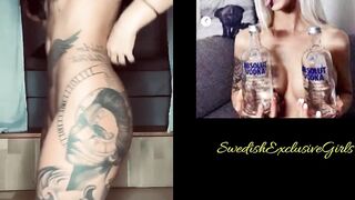 Swedish Babe iOnlyEatVag Speads Her Big Ass & Shows Her Tight Pussy