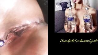 Swedish Babe iOnlyEatVag Happy Tight Horny Pussy Masturbation With Toy