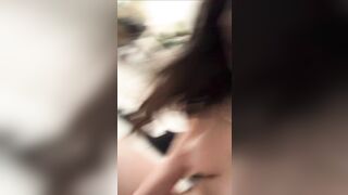 Milena Grace Gets Horny And Rides Big Dildo on Floor