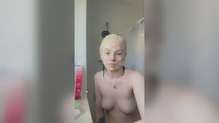 Swedish Mercedez In Shower