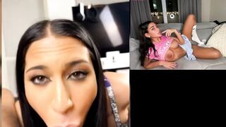 Swedish Camgirl LebanseTeen Livestream Part 41 Blowjob  & Riding Dick