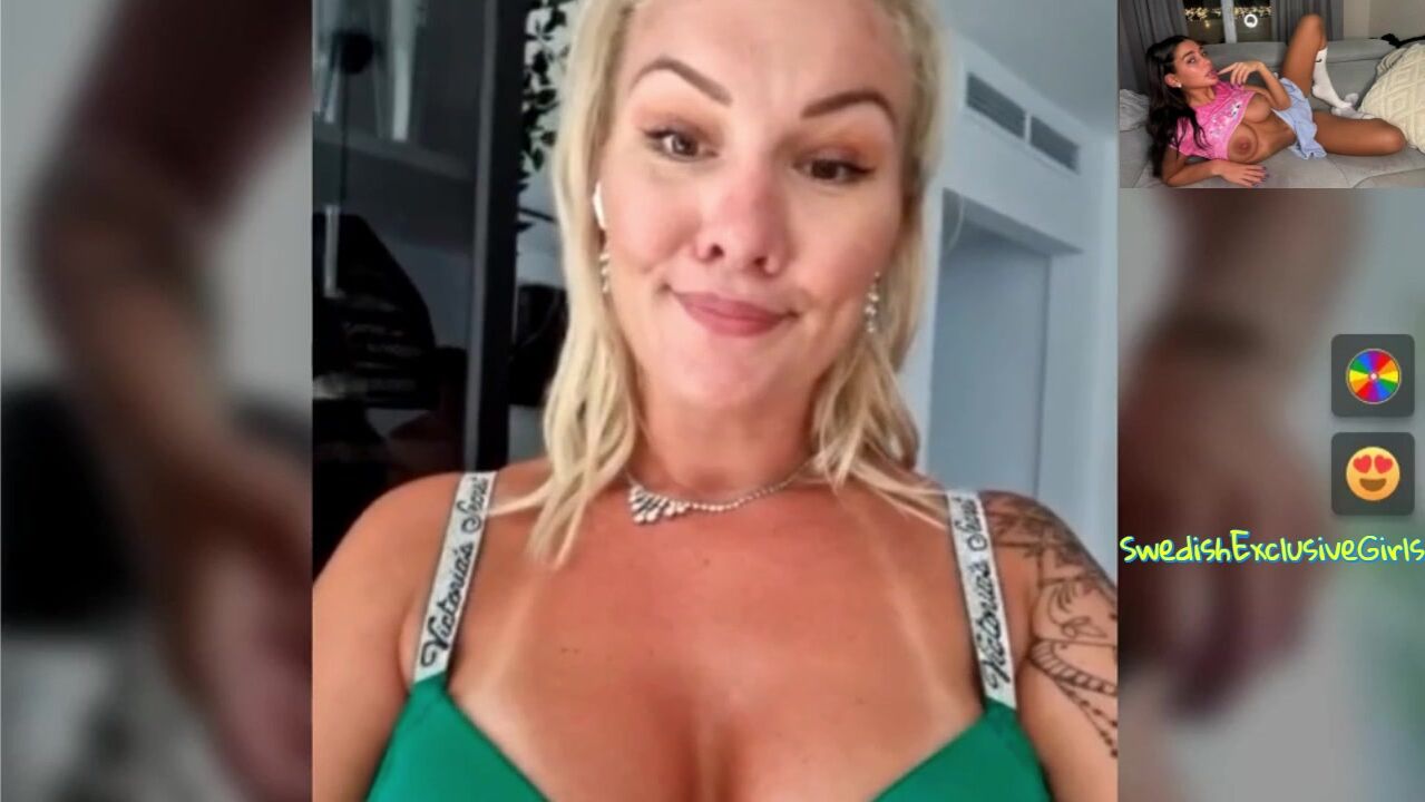 Swedish Milf Camgirl Nasty Sweden Livestream Part 7 Putting Oil On Her Big Sexy Tits
