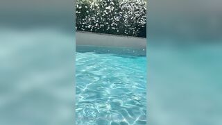 Swedish Milf Bella Naked Tease In Pool