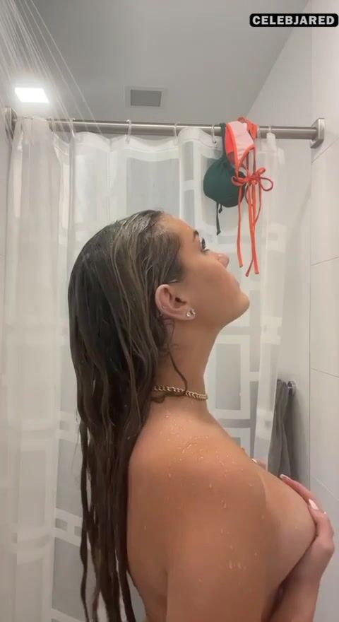 Slutty Breckie Hill Nude in Shower Part 2