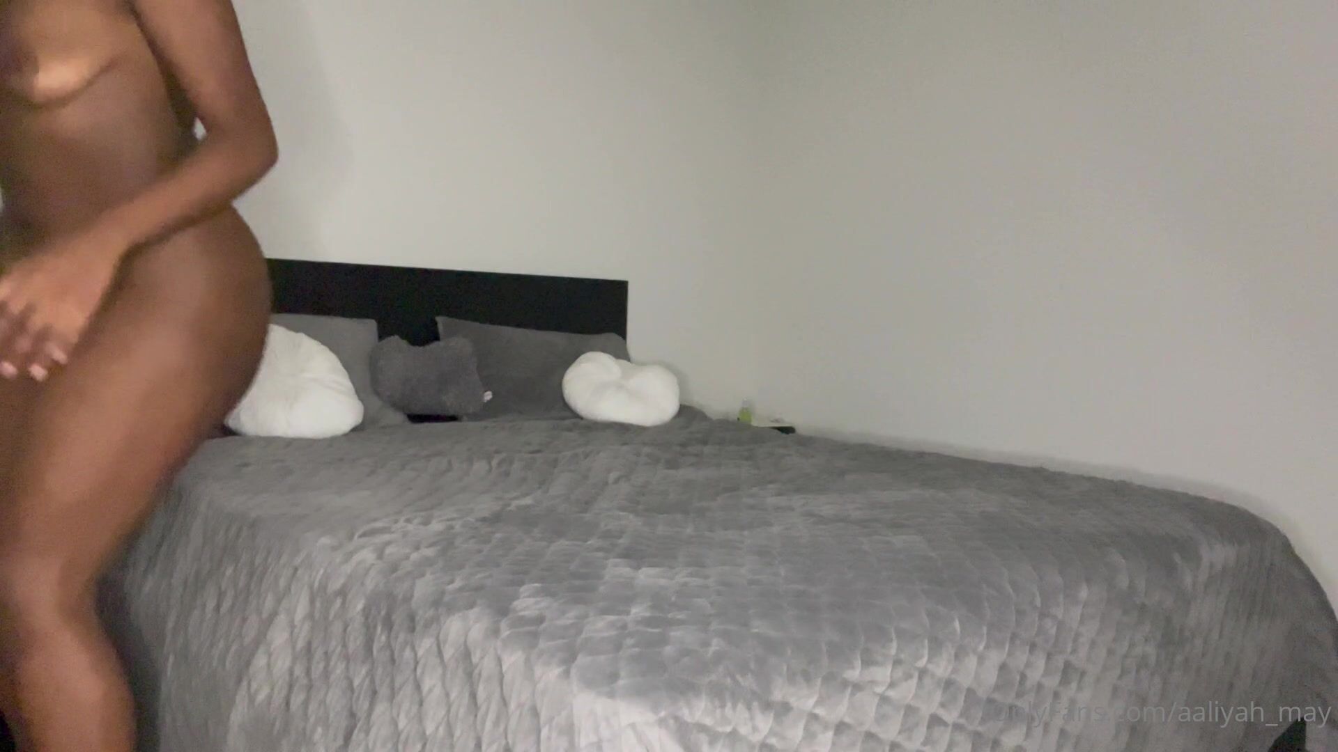 Aaliyah May Fucks Lesbian Ebony Friend With Strapon