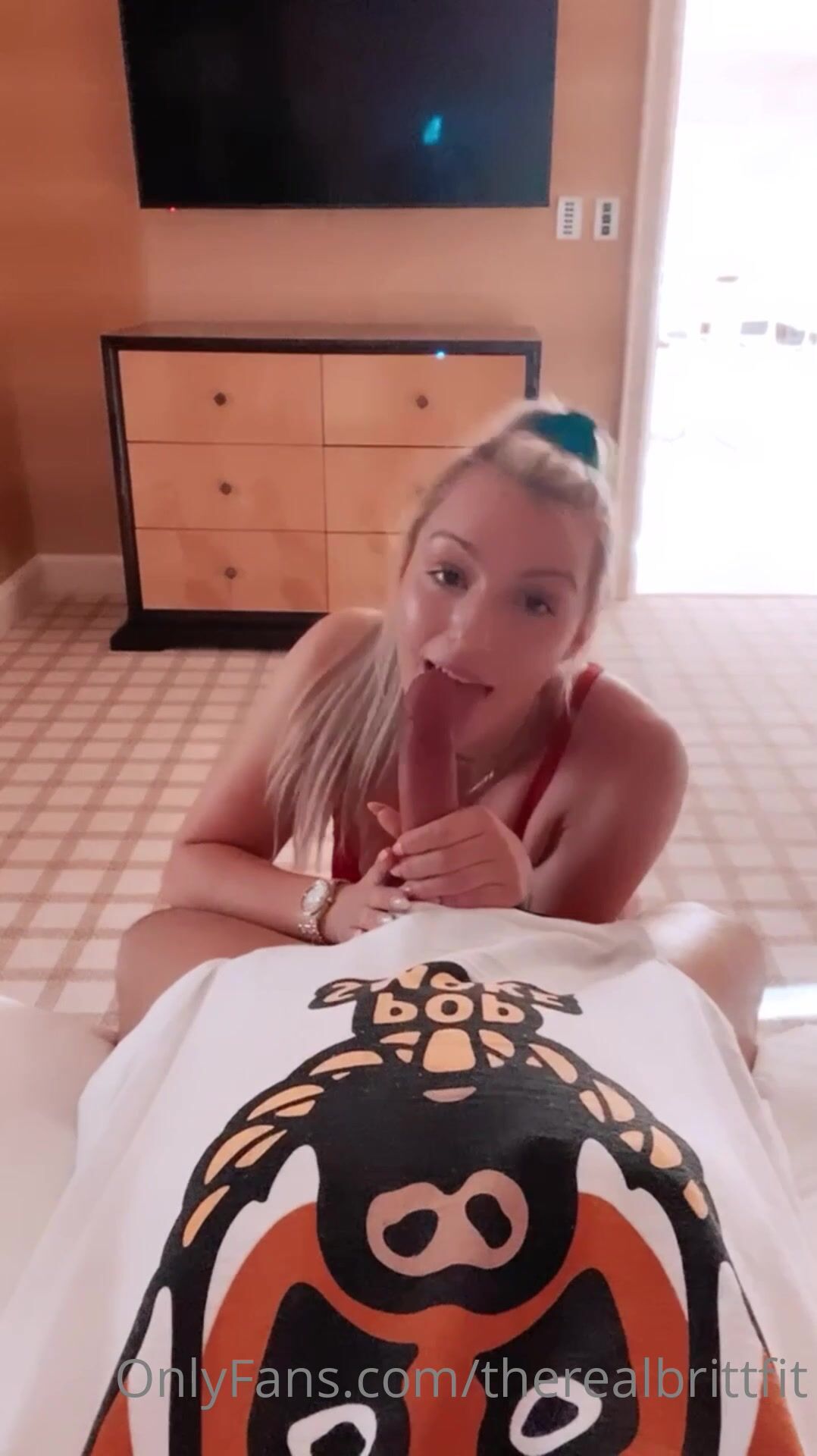 Therealbrittfit Sucking And Fucking with Dripping Creampie