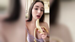 Erika Best - Blowjob on Dildo And Playing with Big Tits