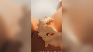 Fitfager Putting Cream on Tits And Pussy