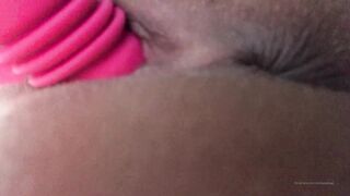 Swedish Bombshell iOnlyeatVag Getting Double Filled  In Tight Pussy By Toy