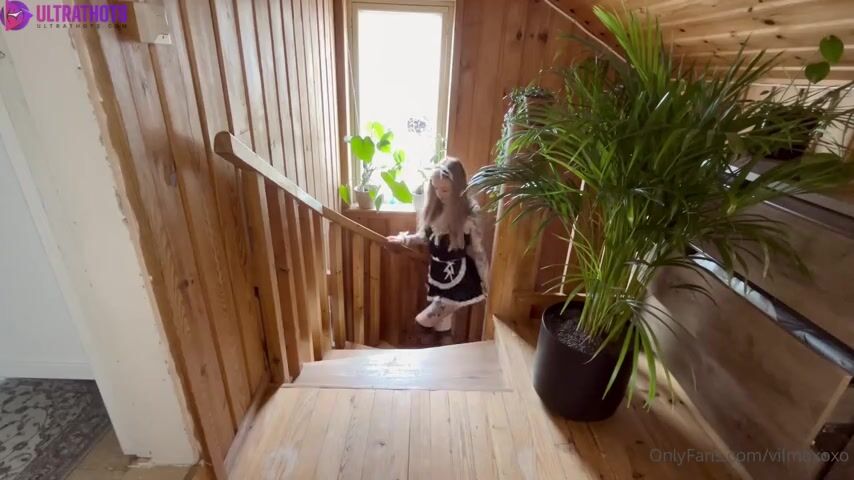 Finnish  Blonde Maid Vilmaxoxo Jerk Of Instructions