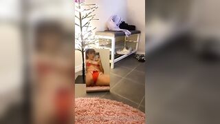 Norwegian Babe Siv Nerdal Masturbates Her Tight Horny Pussy Inside Panties In Mirror