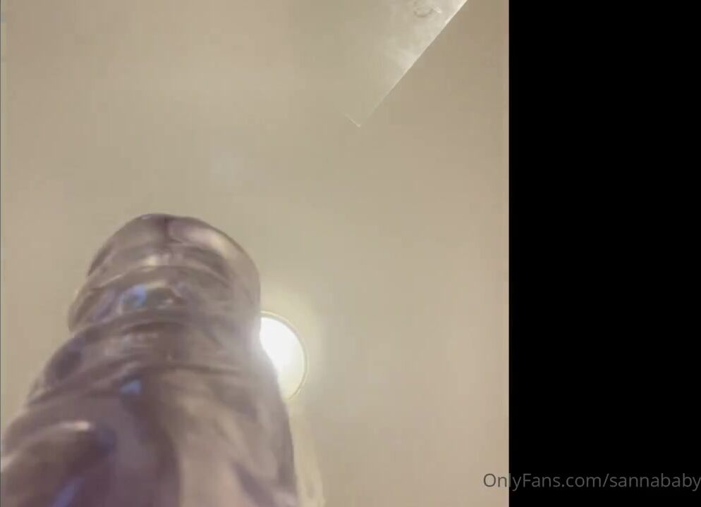 Swedish Sannababy solo dildo play