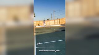Auhneesh Nicole Fucking On Tennis Court