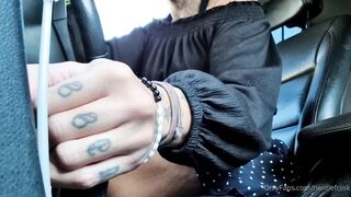 Swedish Nennefriisk masturbation in car