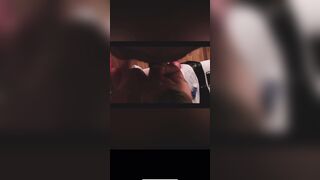 Norwegian BBW sucking cock