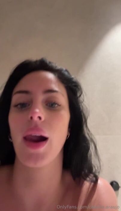 Camilla Araujo - Masturbating Pussy Solo in Bathroom